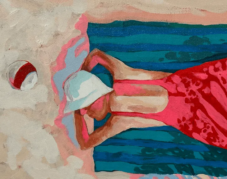 Beach Scene Painting 3