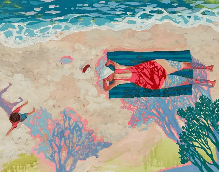 Beach Scene Painting 8