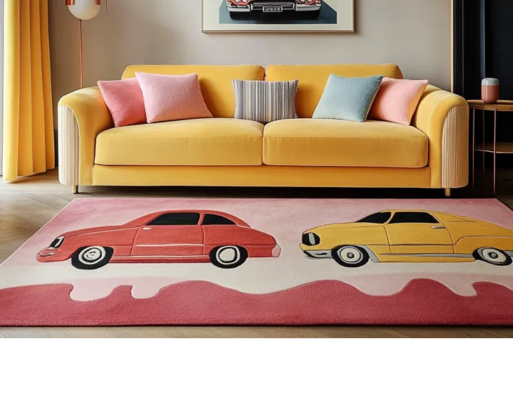 Retro Speed Teppich