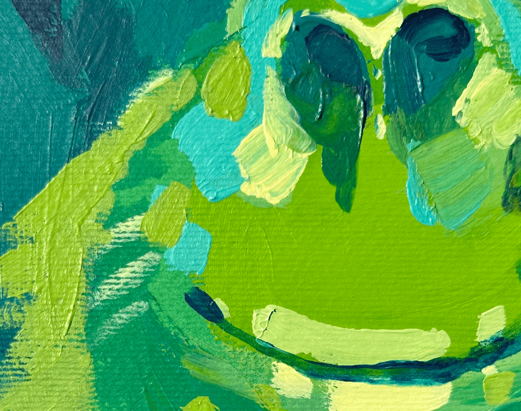 Detaljan prikaz slike Nasmešeni orangutan 4